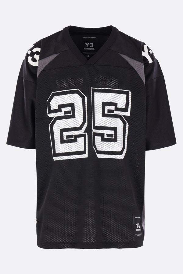 NBHD Football t-shirt in technical jersey and mesh