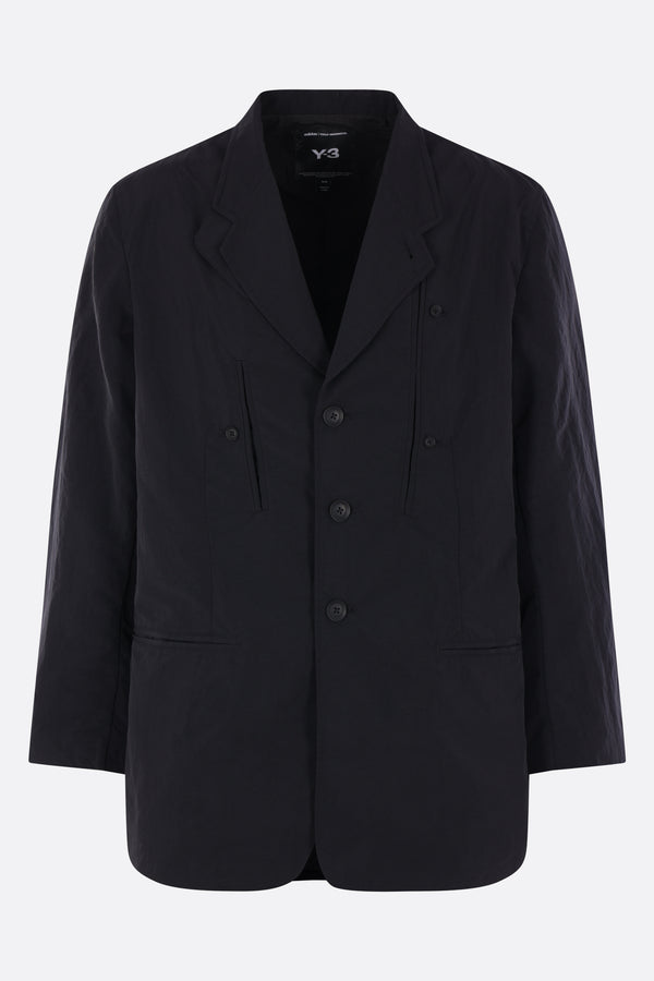 Y-3 single-breasted in nylon