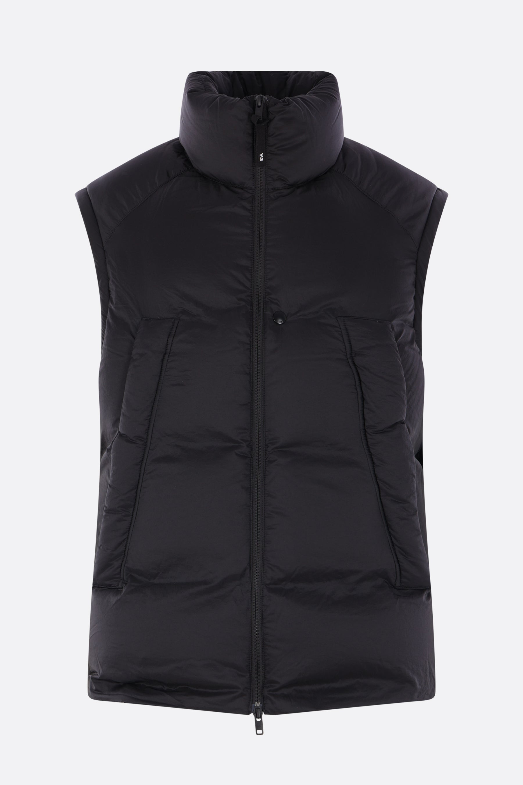 Y-3 sleeveless down jacket in nylon