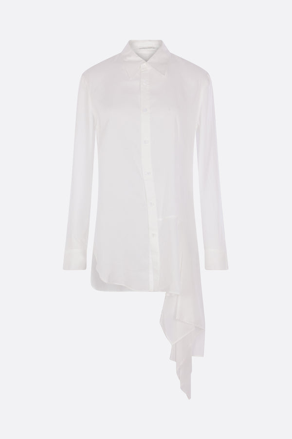 muslin shirt with drape