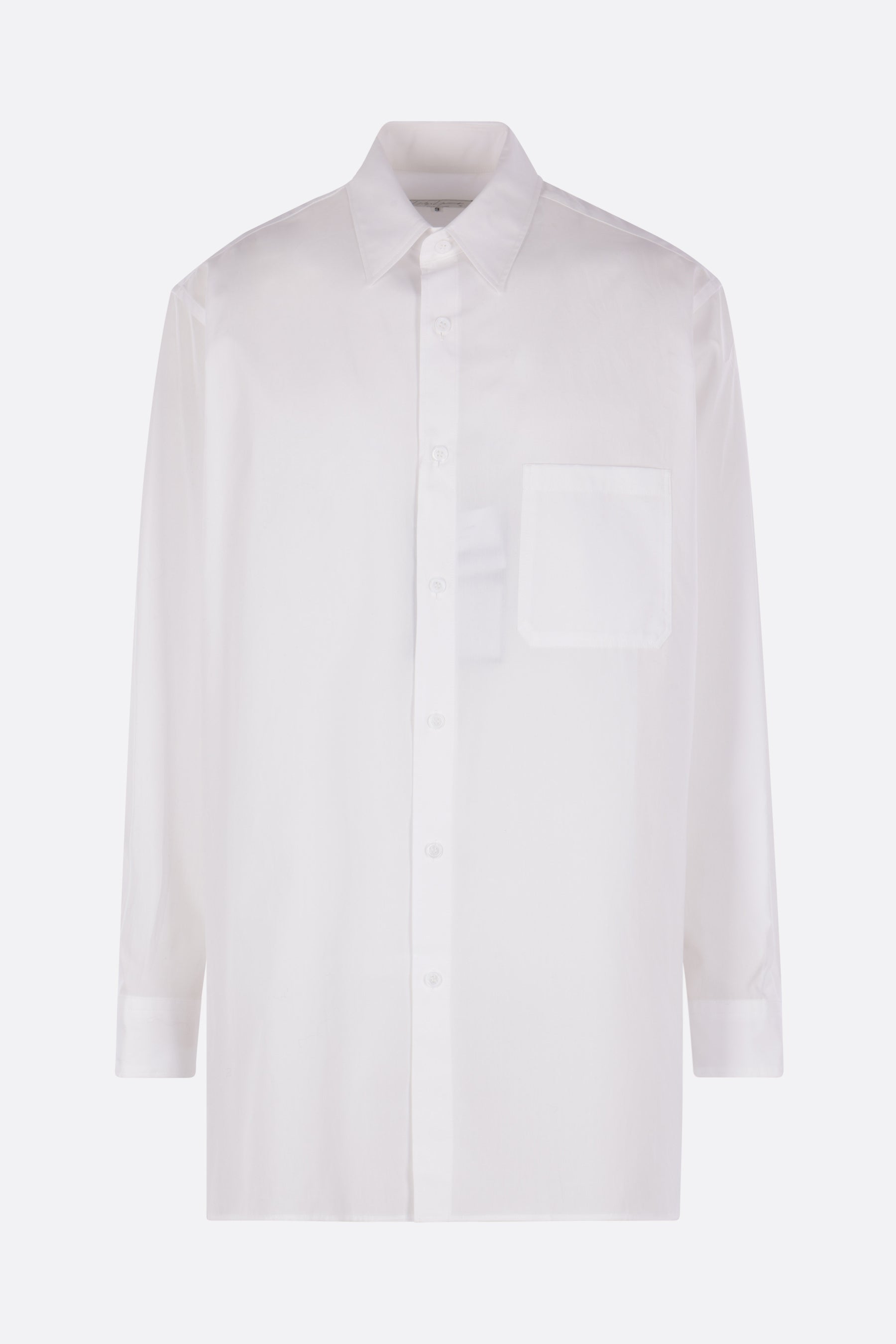 camicia oversize in popeline
