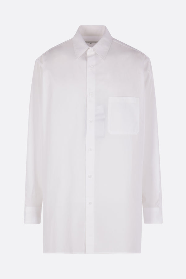 camicia oversize in popeline