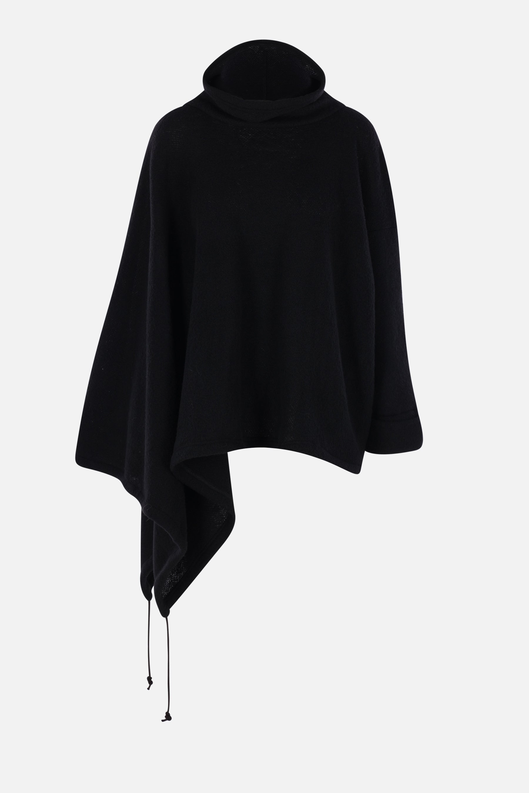 wool knit poncho