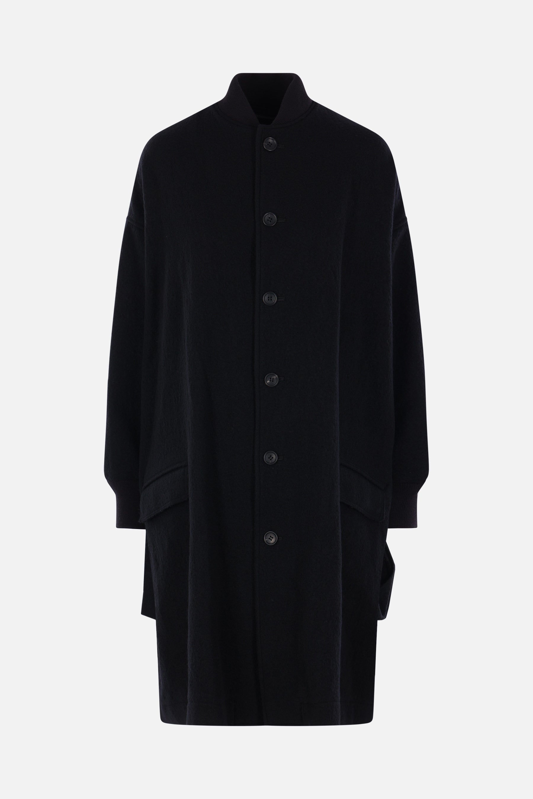 oversize coat in wool