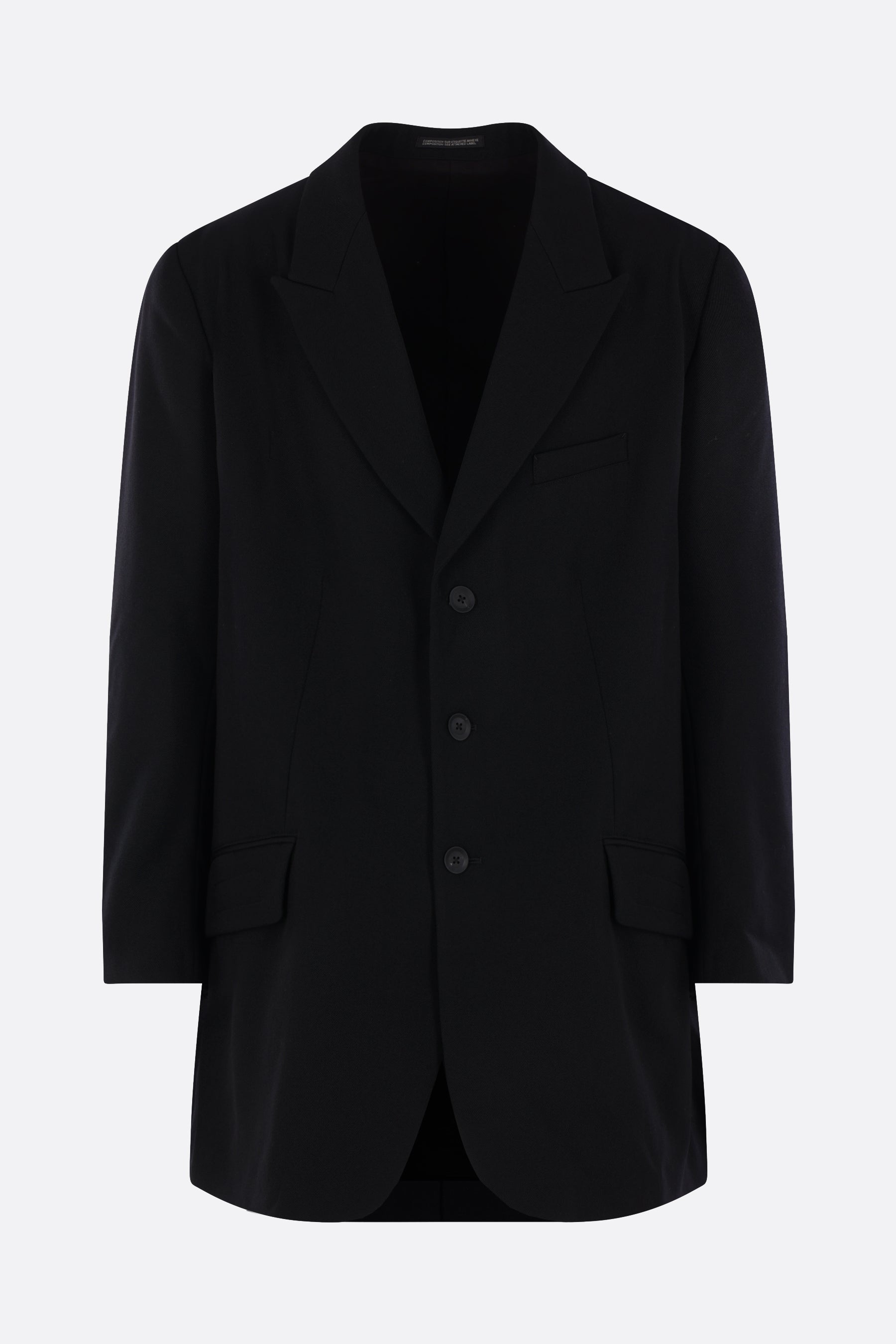 oversized jacket in wool