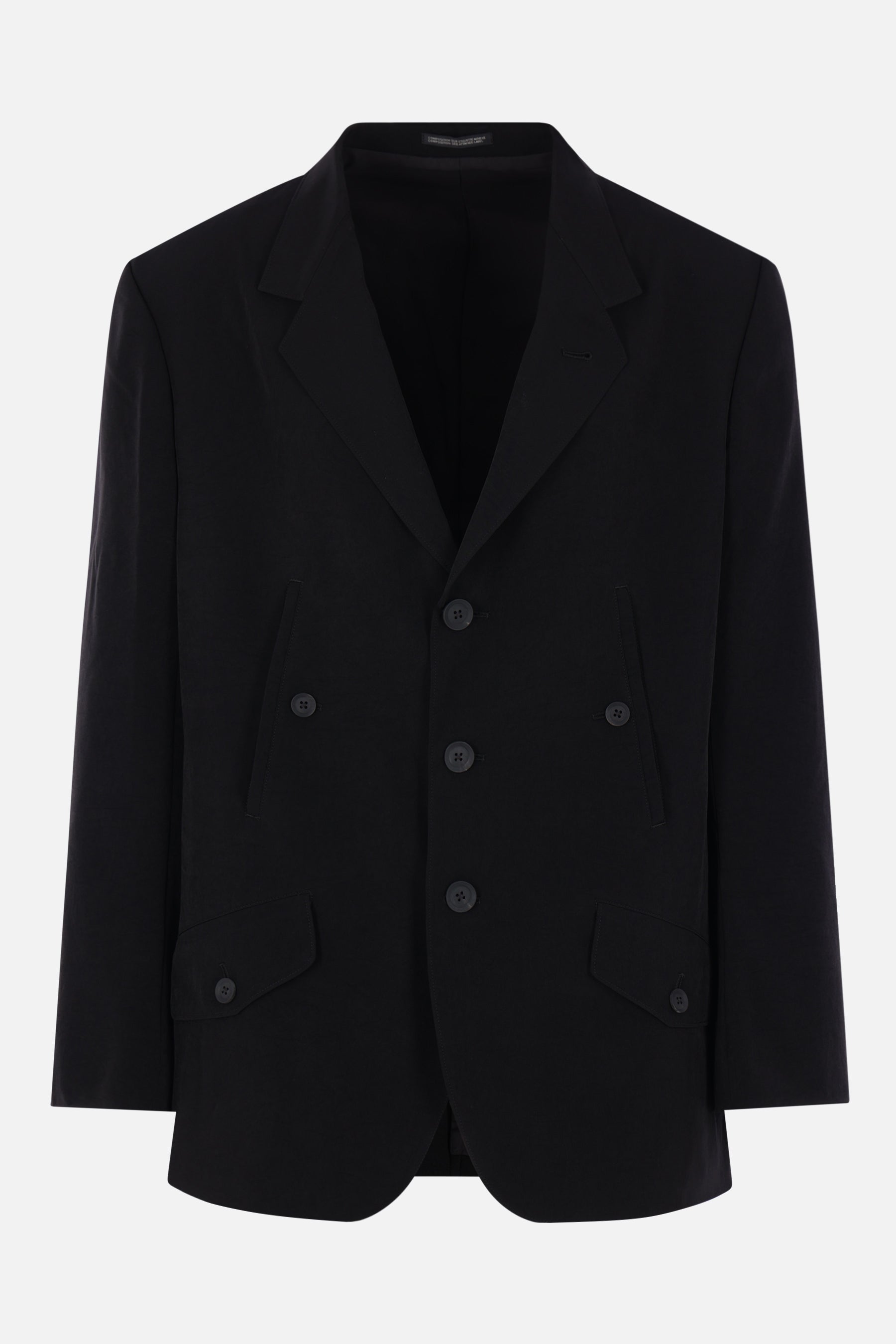 giacca monopetto in raso