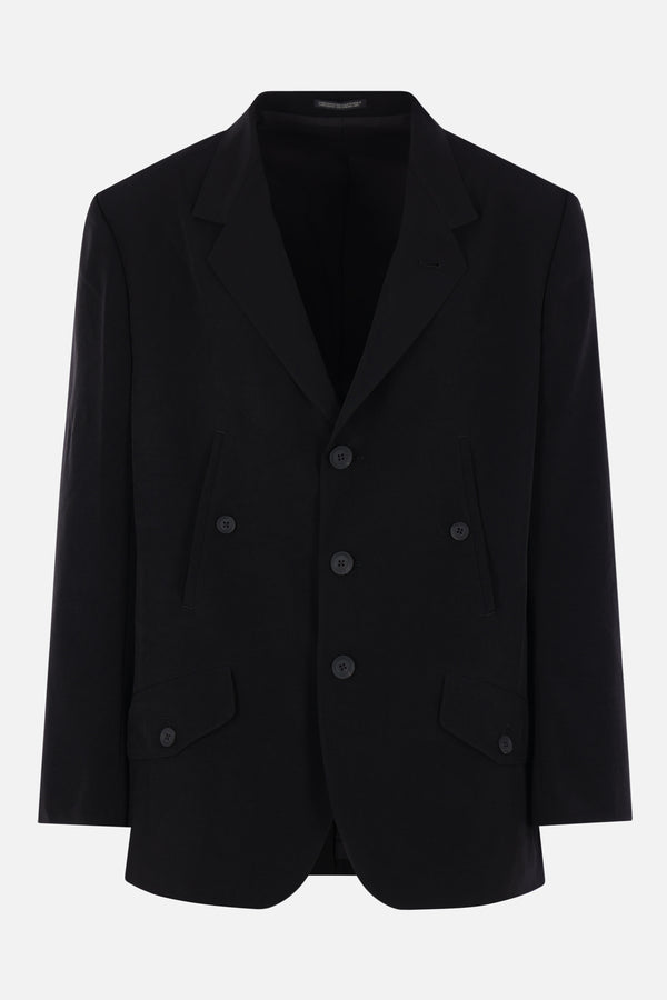 giacca monopetto in raso