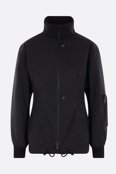 technical cotton bomber jacket