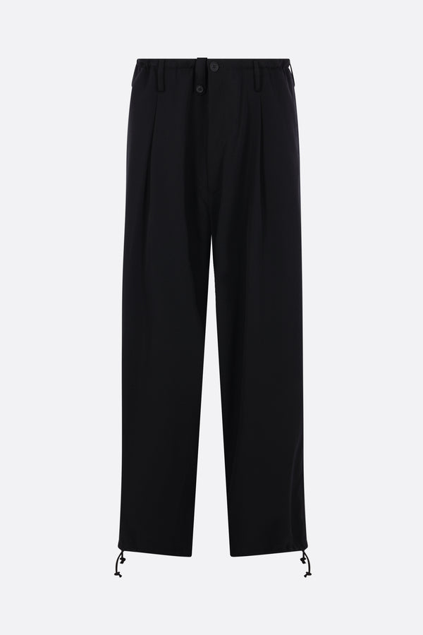 oversized trousers in wool