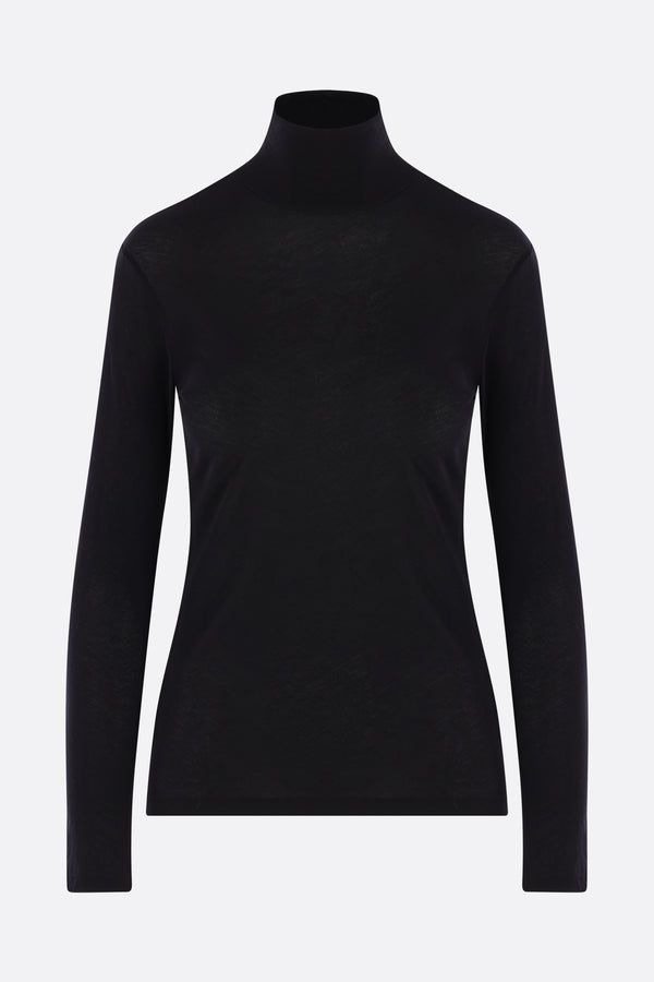 cotton jersey turtleneck