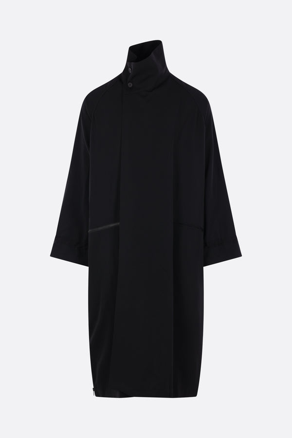 oversize overcoat in wool