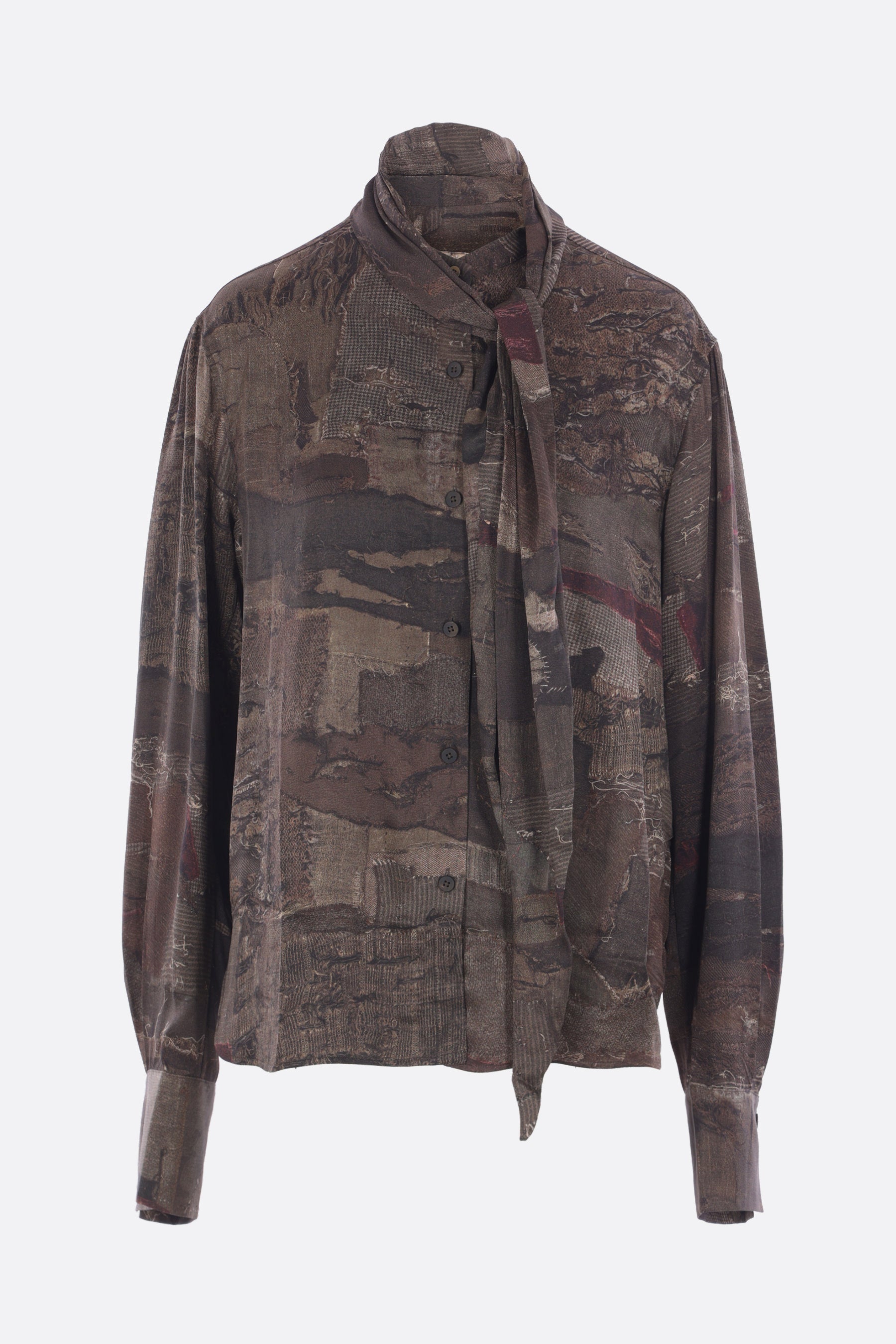 camicia in seta stampa digitale