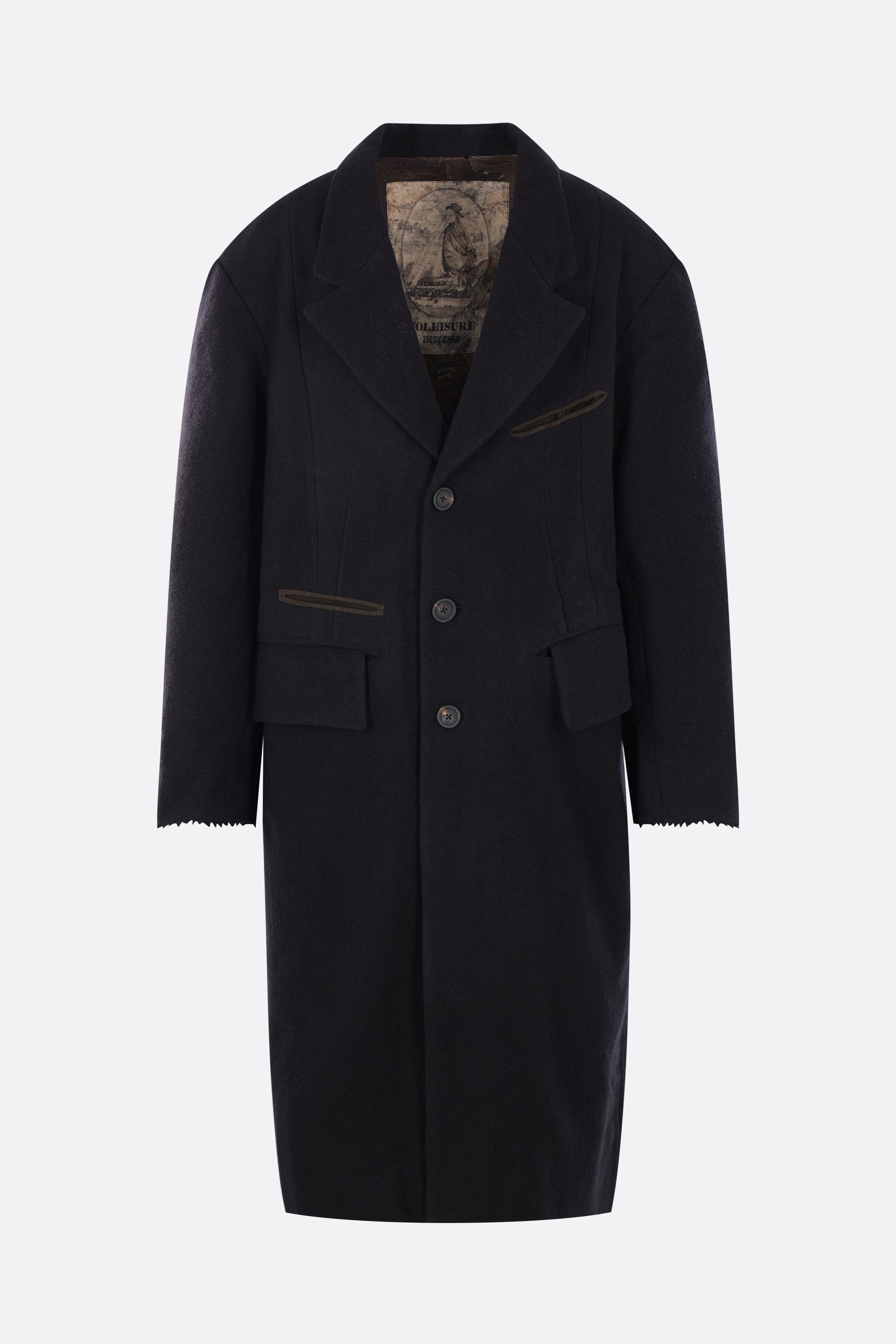 cappotto oversize in lana