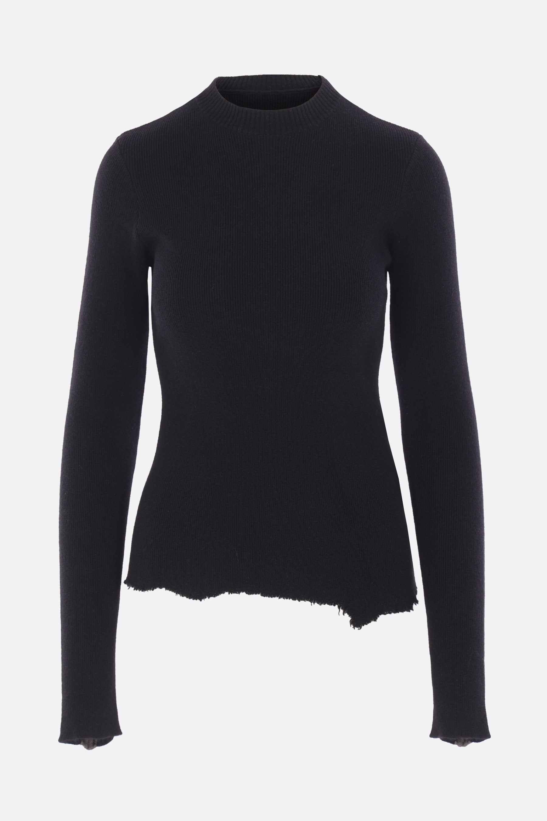 rib cashmere sweater