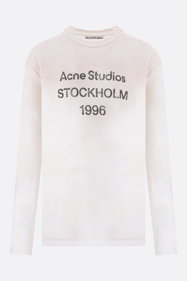 long-sleeve t-shirt in cotton and hemp