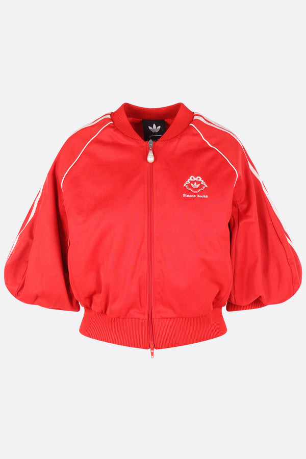 felpa full-zip in jersey tecnico