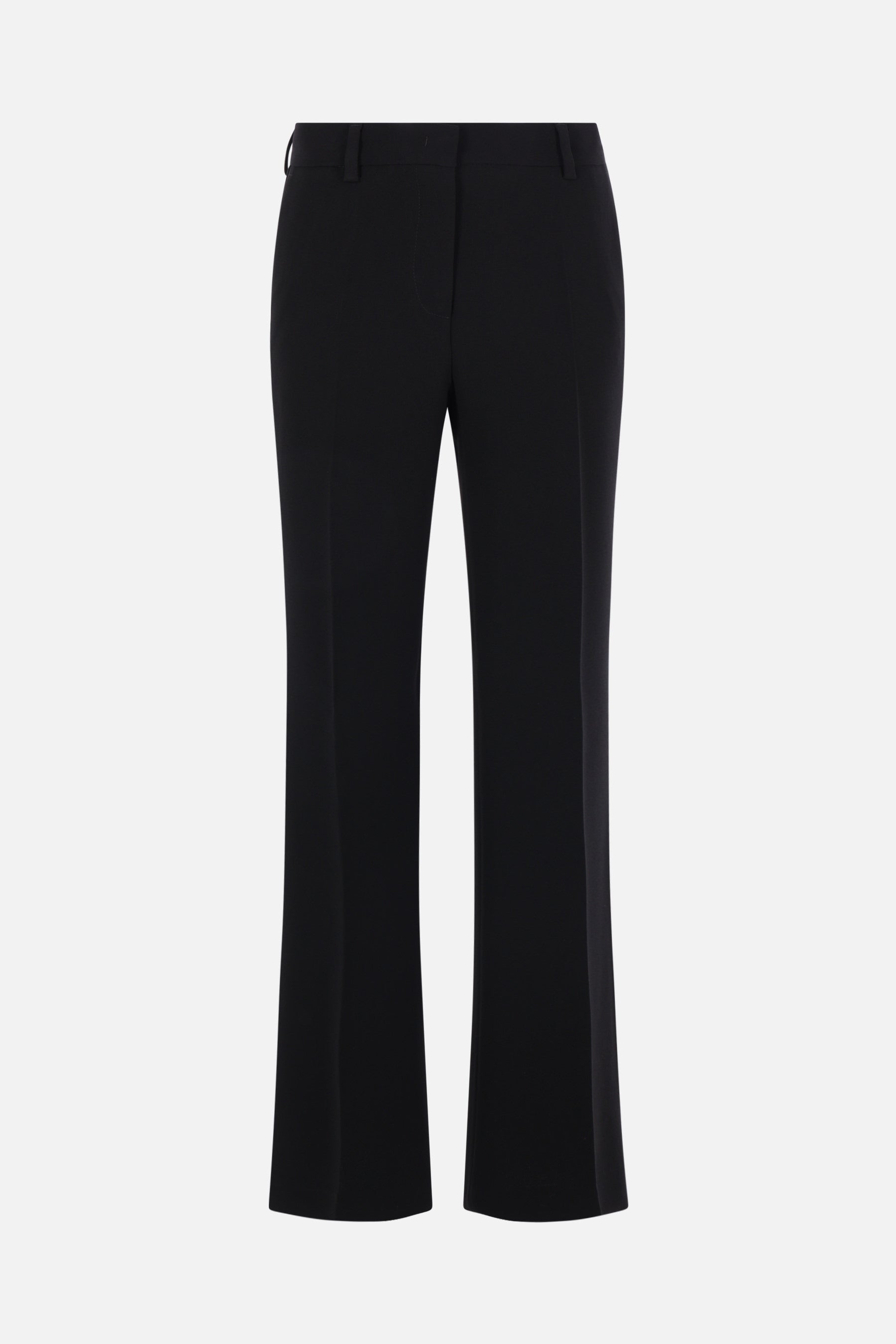 flare trousers in cady
