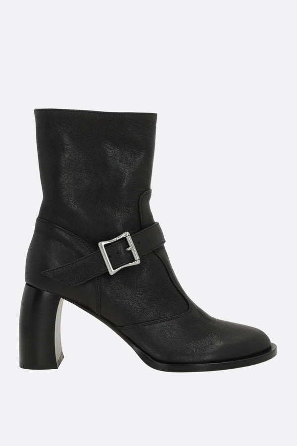 Klarissa ankle boots in grainy leather