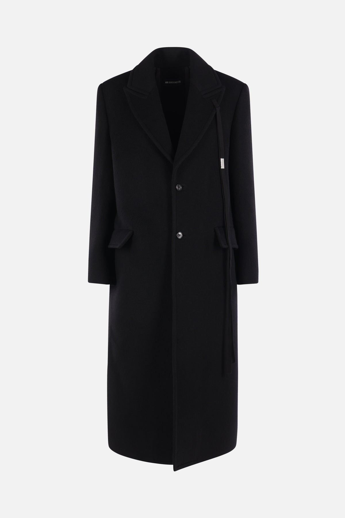 Aldina single-breasted coat in wool blend