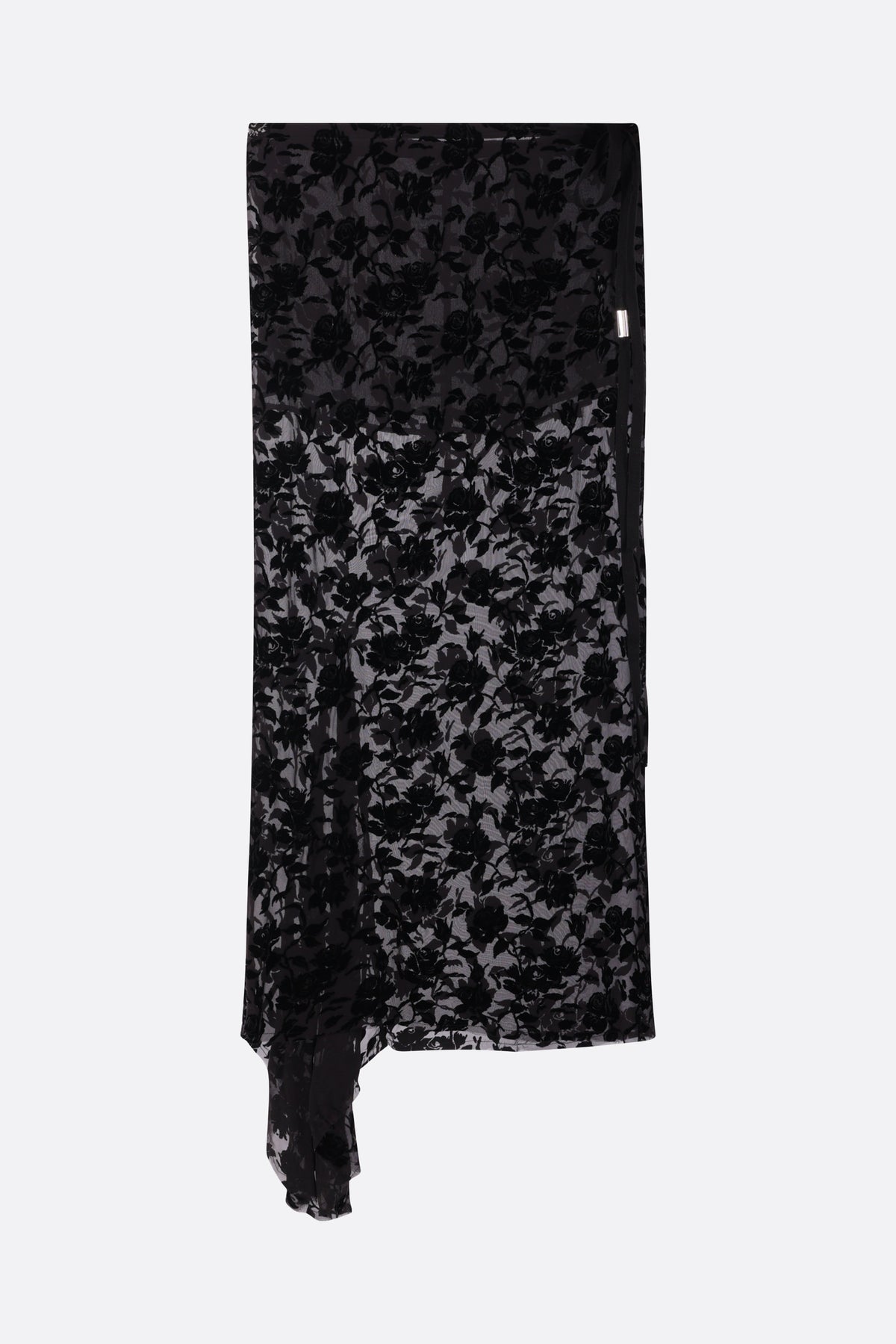 Eveline long skirt in devoré velvet