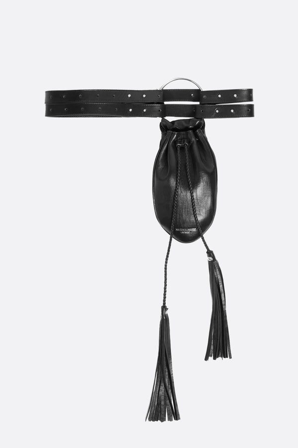 The Kenan belt with pouch in nappa