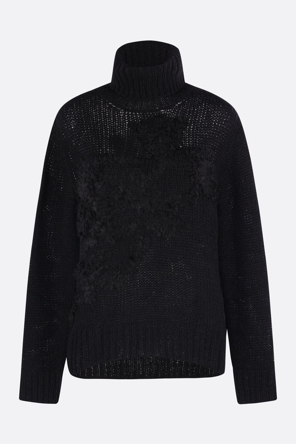 Fransina turtleneck sweater in alpaca wool blend