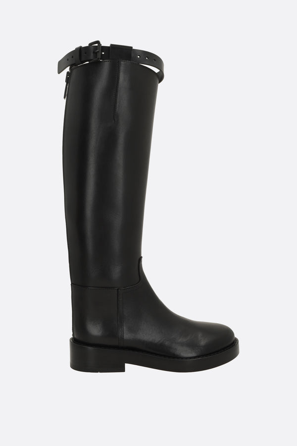 Stan riding boots in polished leather