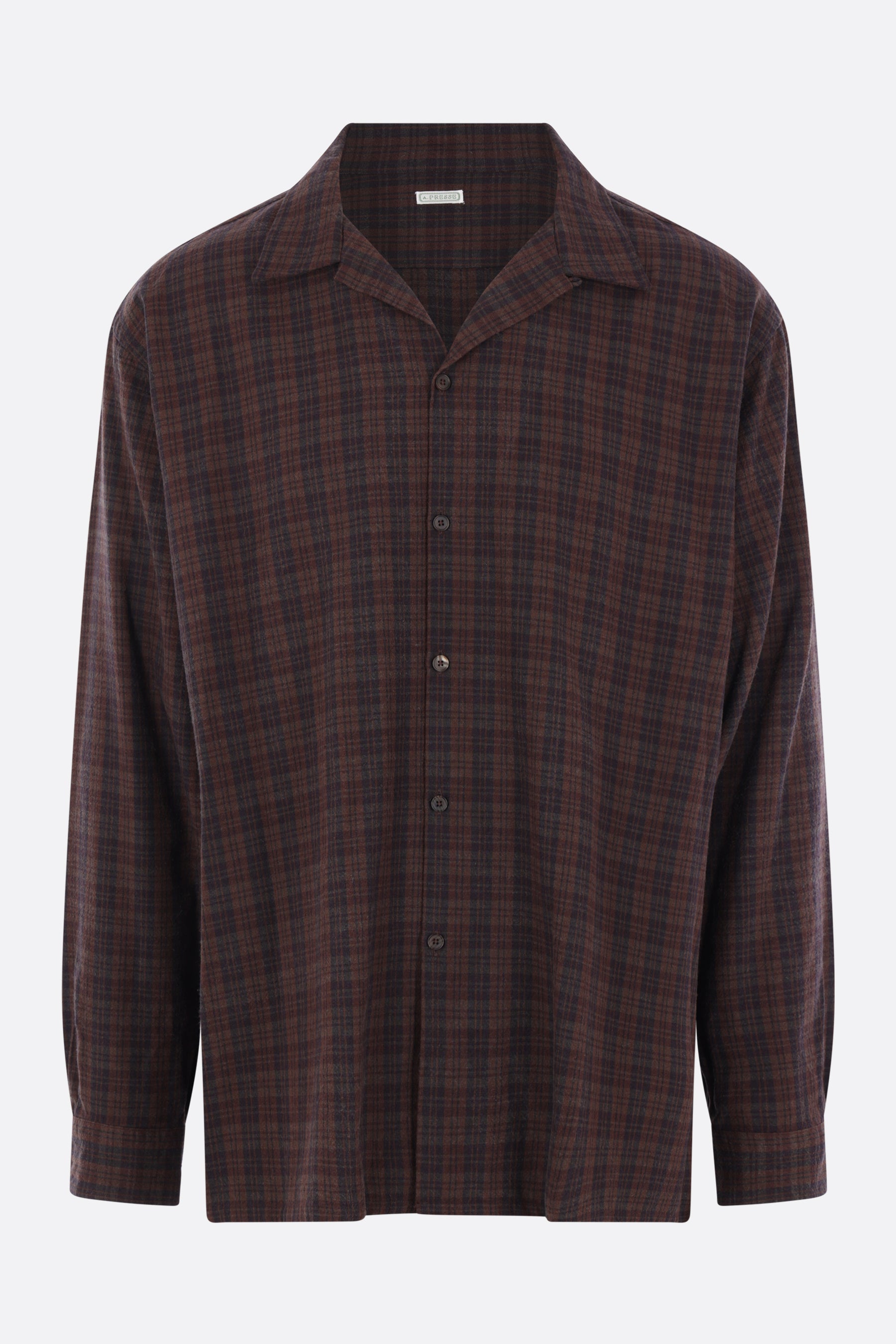 bowling shirt in silk nep