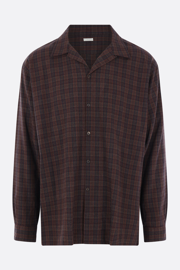 bowling shirt in silk nep