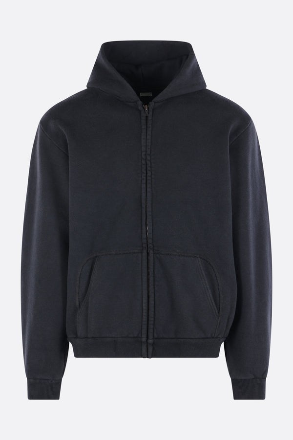 Vintage full-zip hoodie in jersey