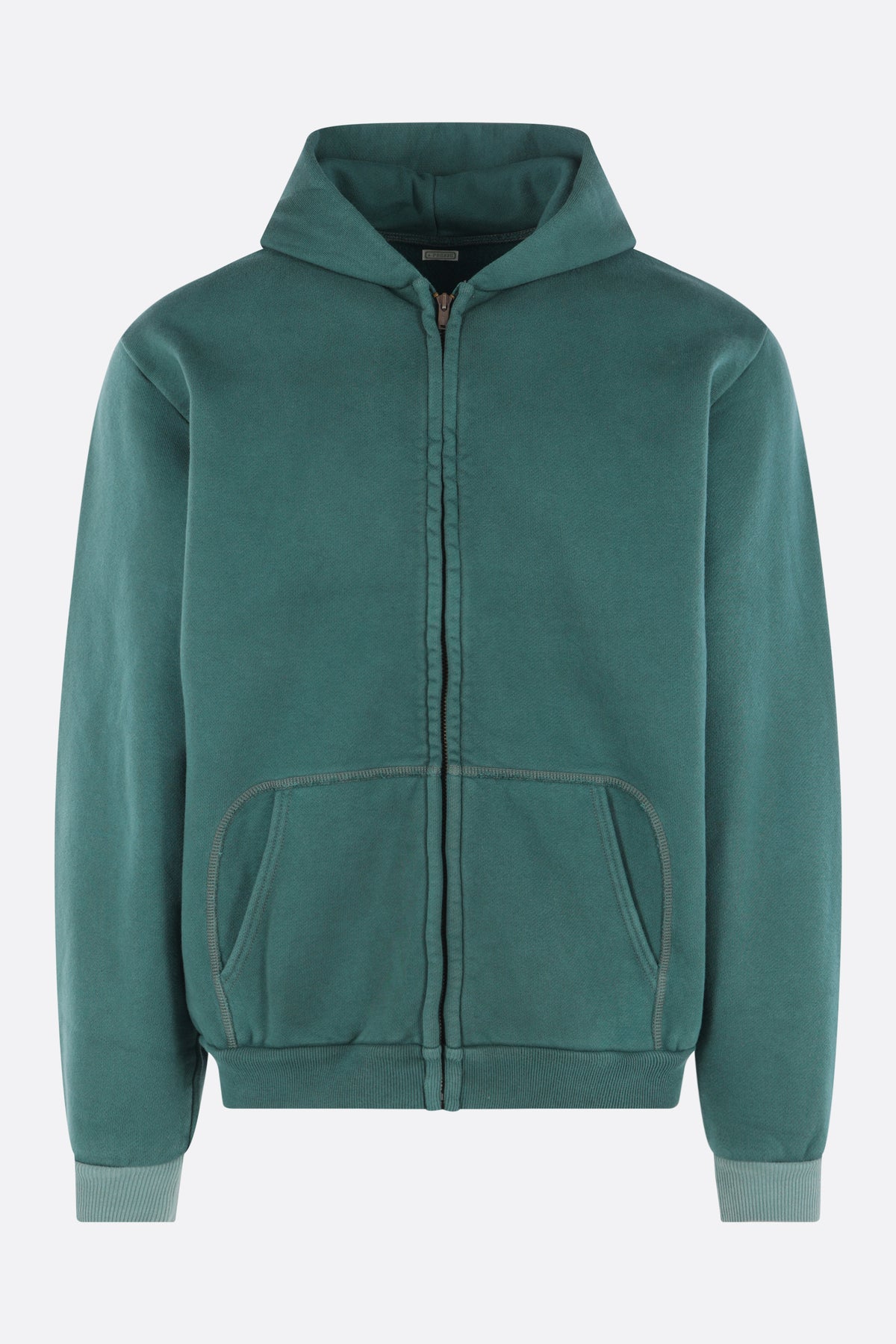 Vintage full-zip hoodie in jersey