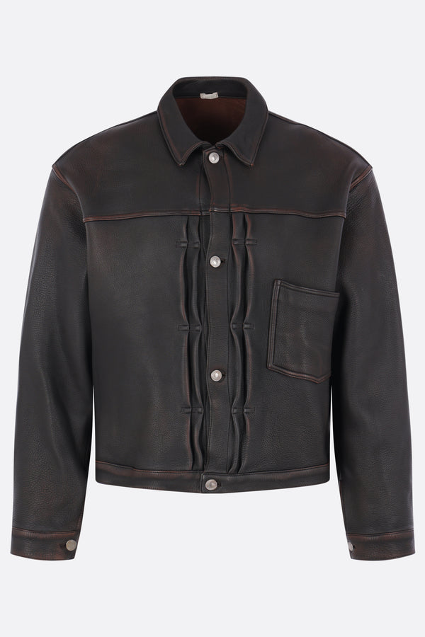 1st Type jacket in vintage leather
