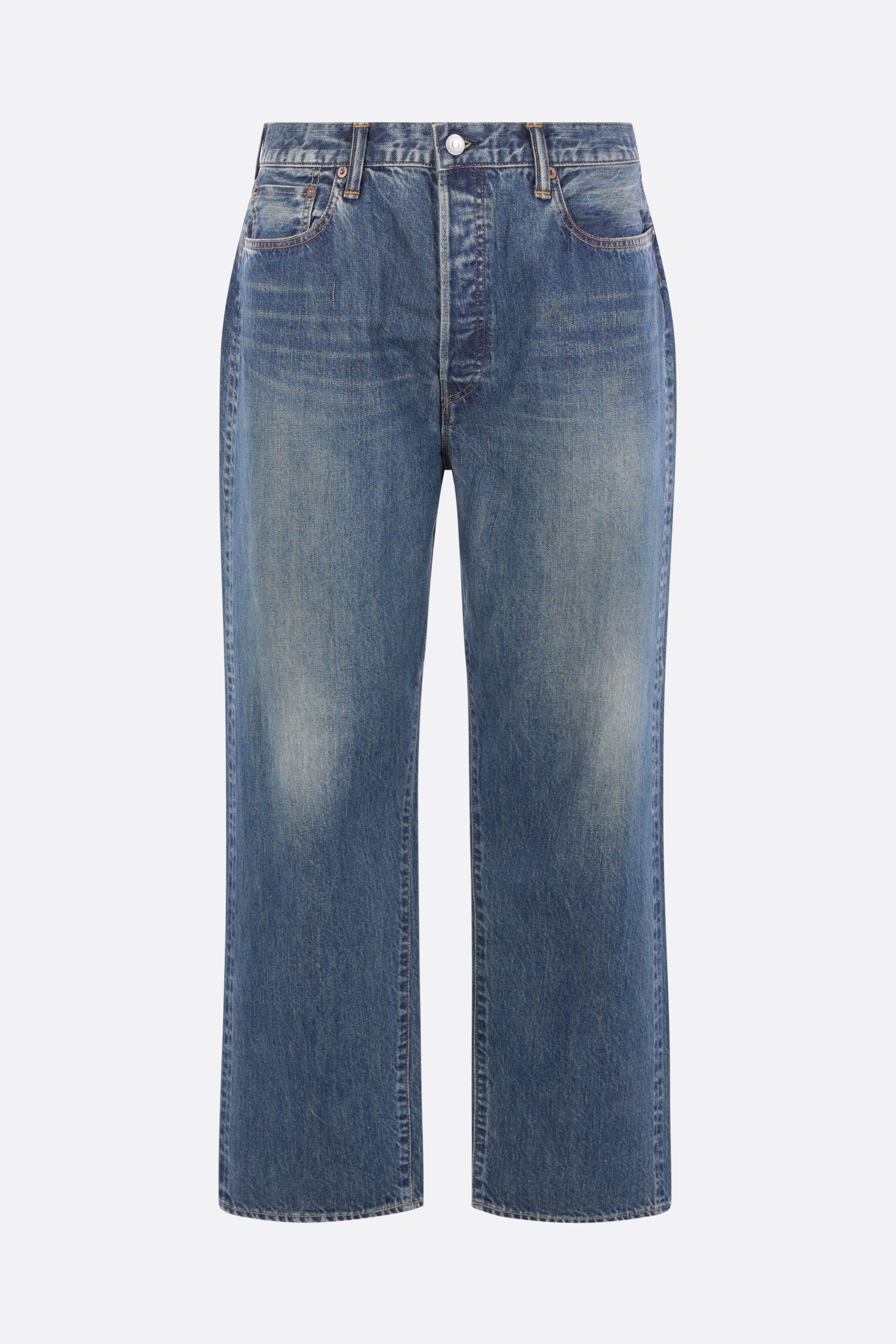 washed denim jeans