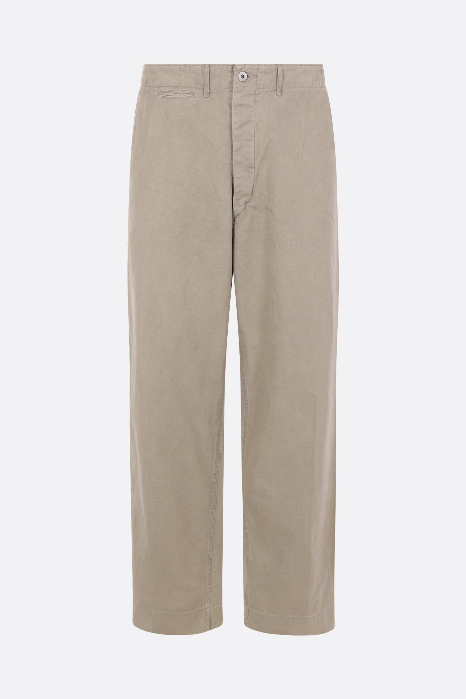 chino trousers in vintage gabardine