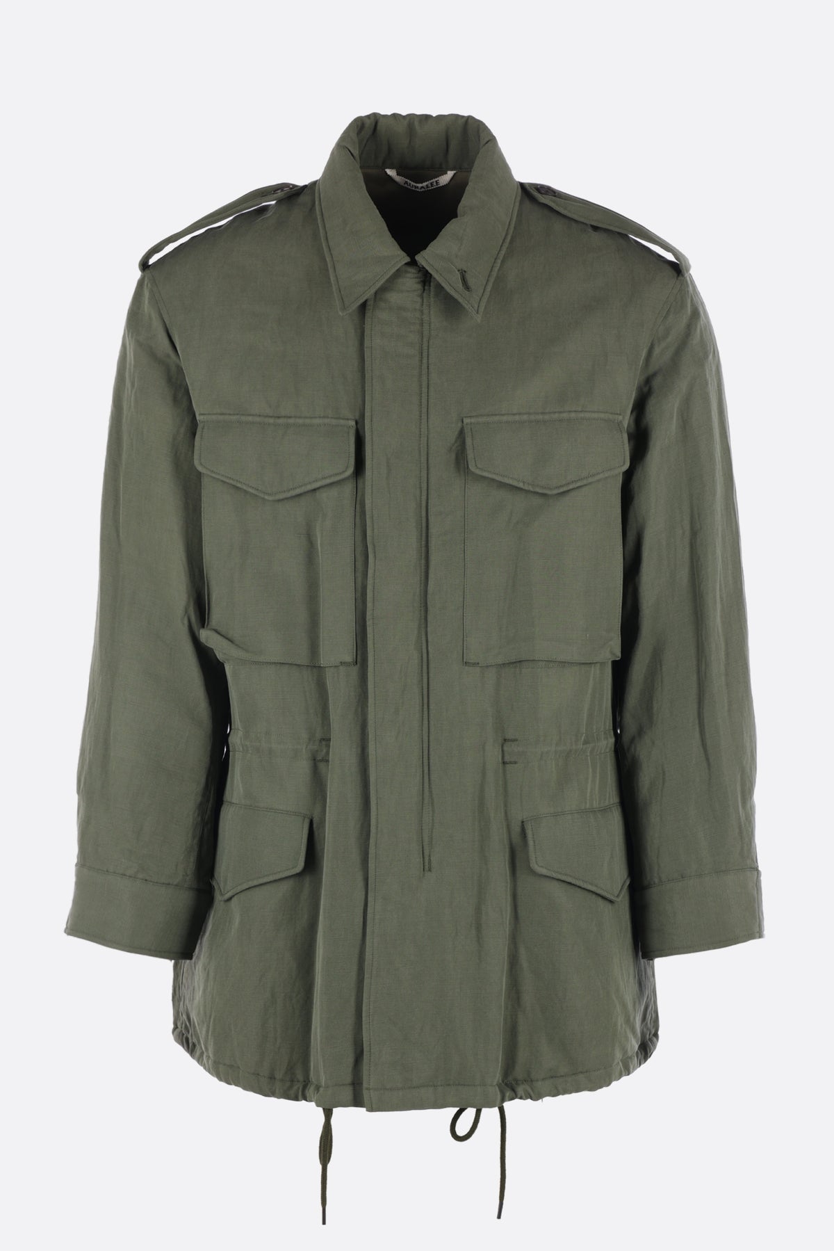silk and linen padded jacket