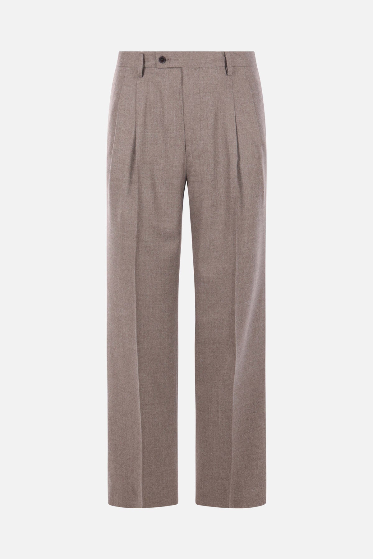 darted trousers in lightweight wool