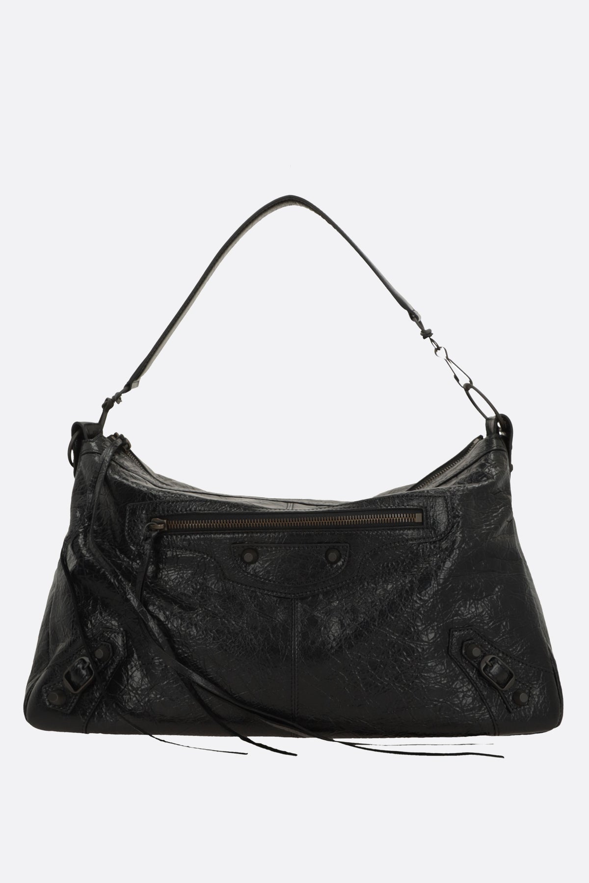 Le City Moto medium shoulder bag in Arena leather
