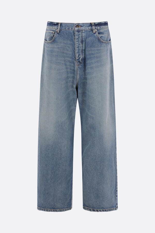 oversized baggy jeans in denim