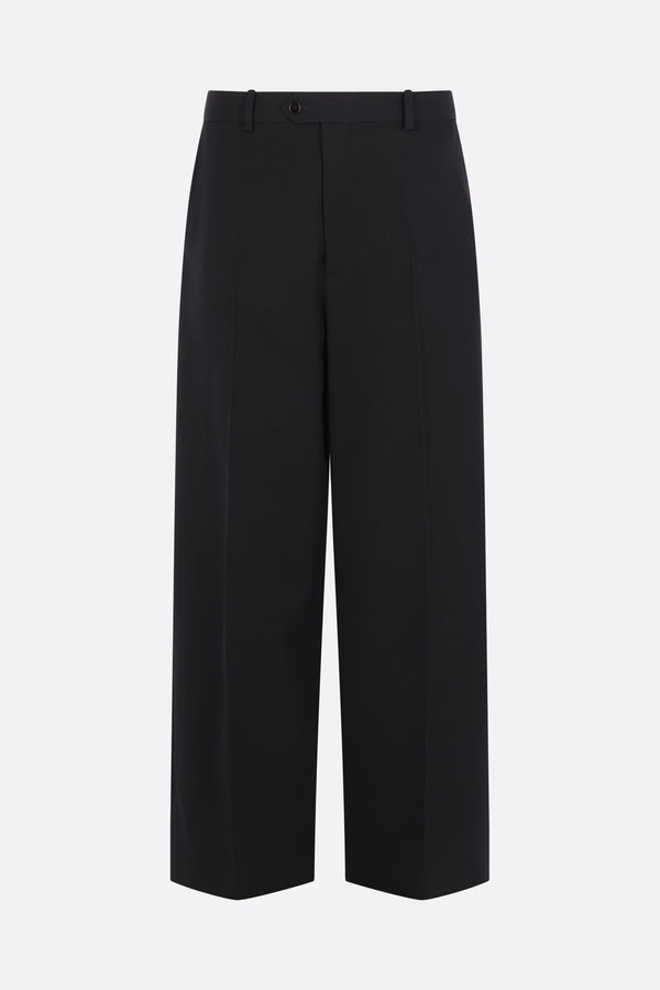 wool twill trousers