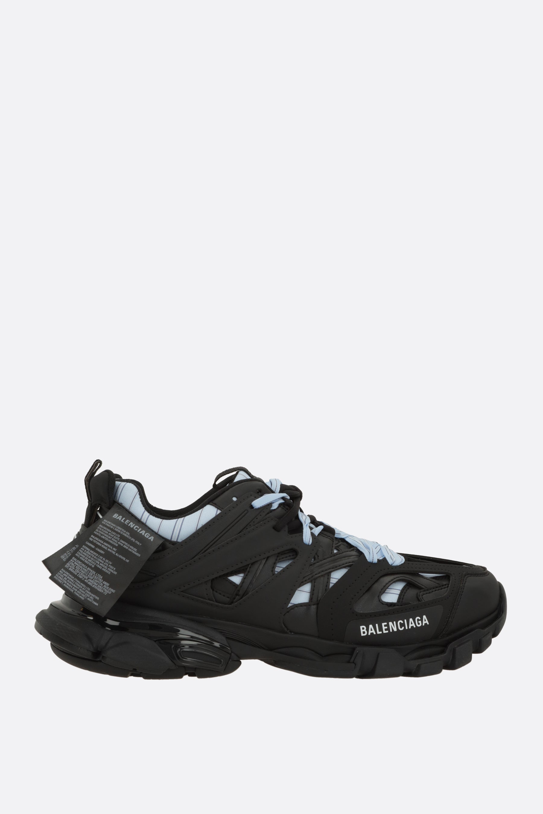 Track Shirt sneakers in faux leather and cotton