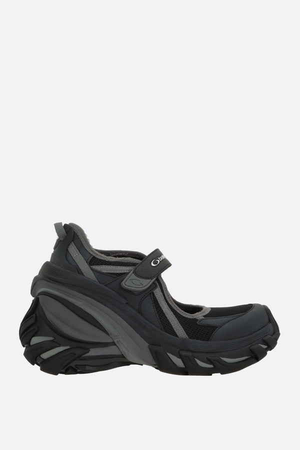 sneaker Mary Jane Hydra in ecopelle e rete