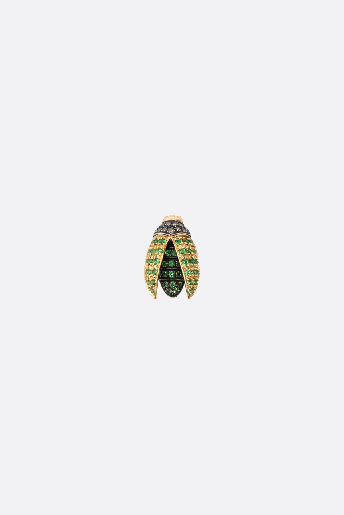 Mini Scarab Fly Wings single earrings