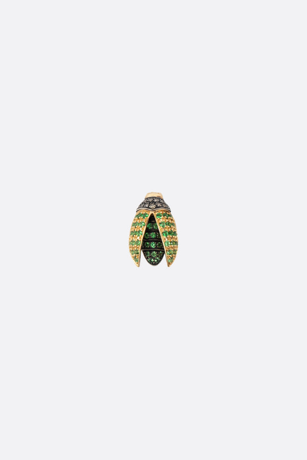 Mini Scarab Fly Wings single earrings
