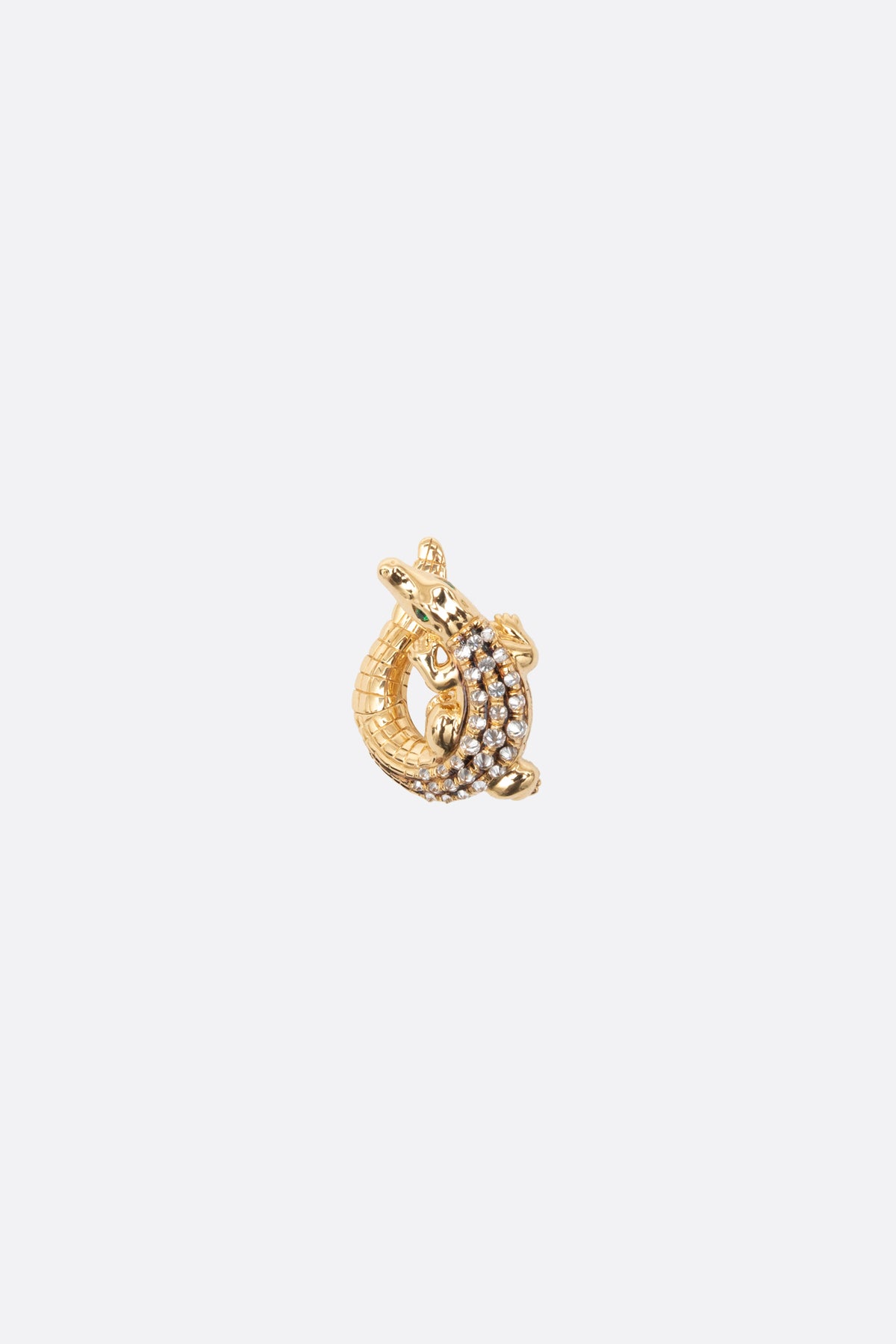 Alligator Twist single earring (left)