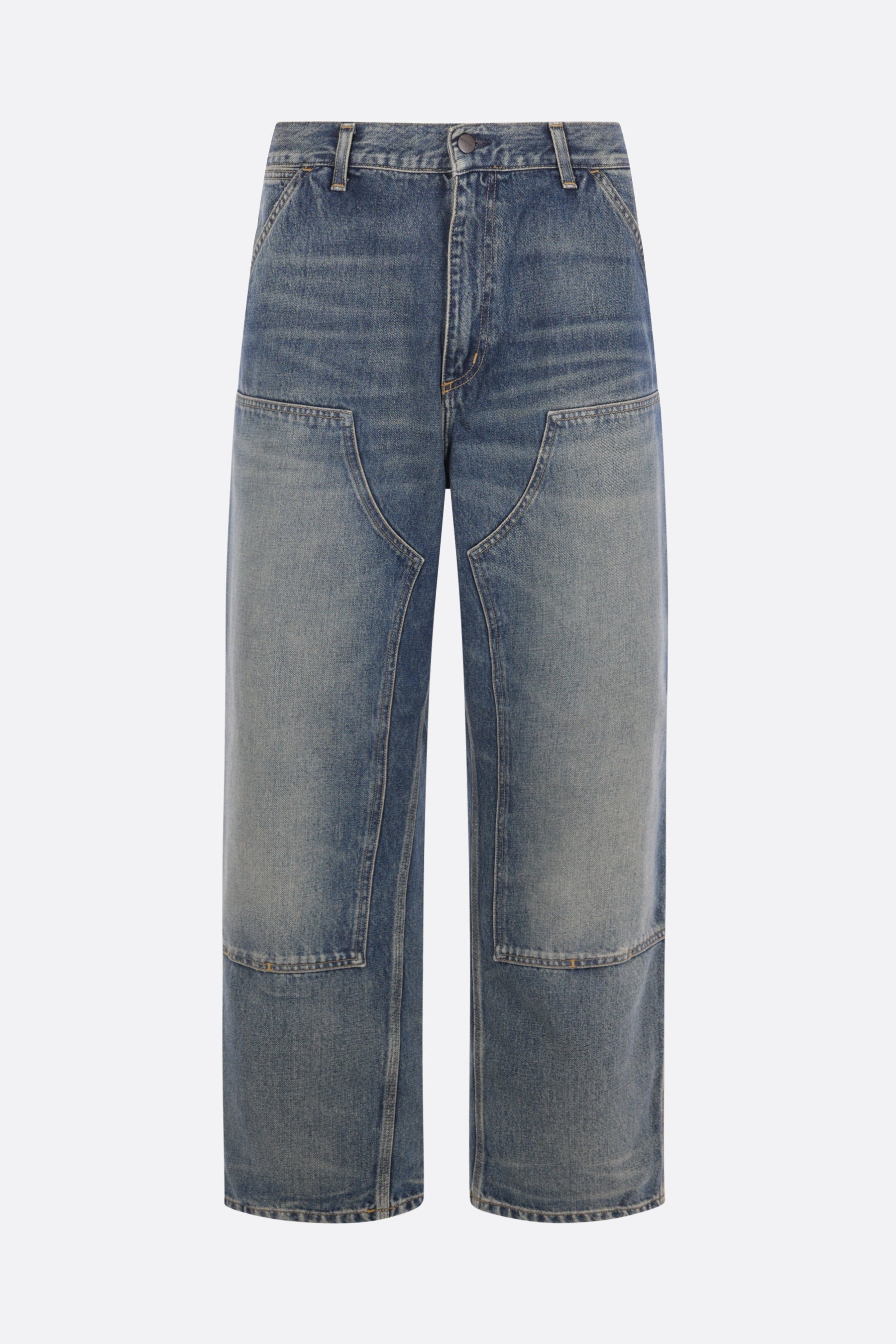 Double Knee cargo jeans in denim