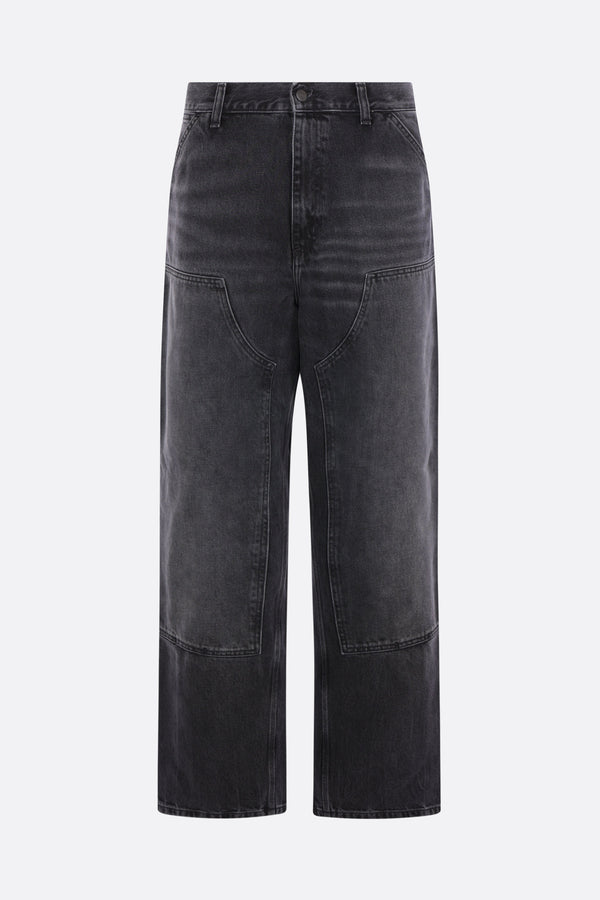 jeans cargo Double Knee in denim
