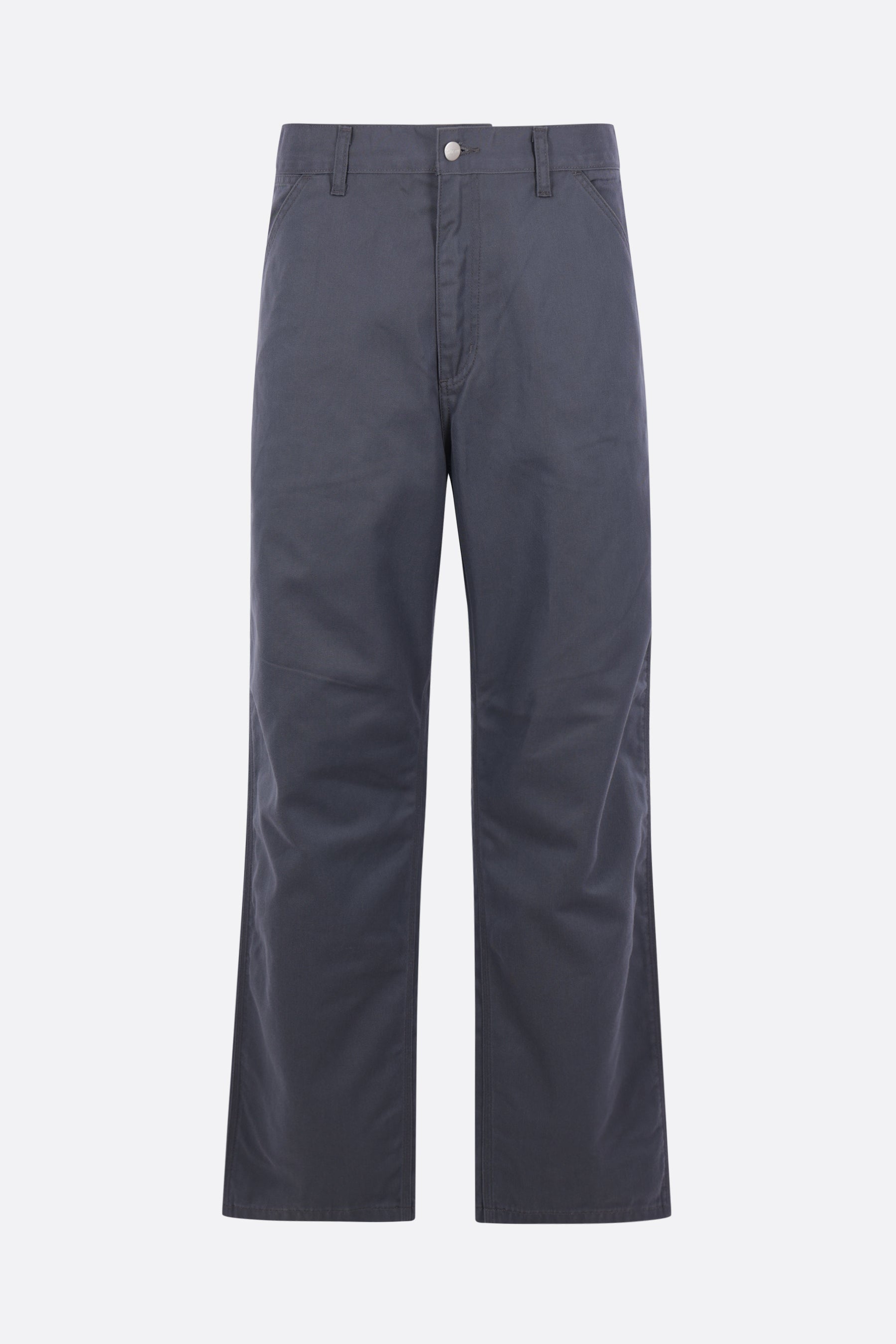 Simple trousers in twill