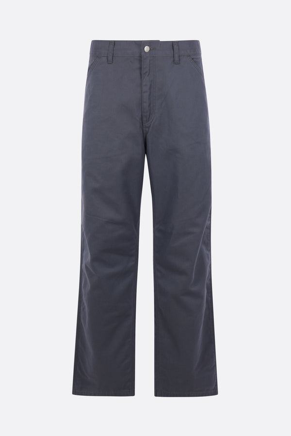 Simple trousers in twill