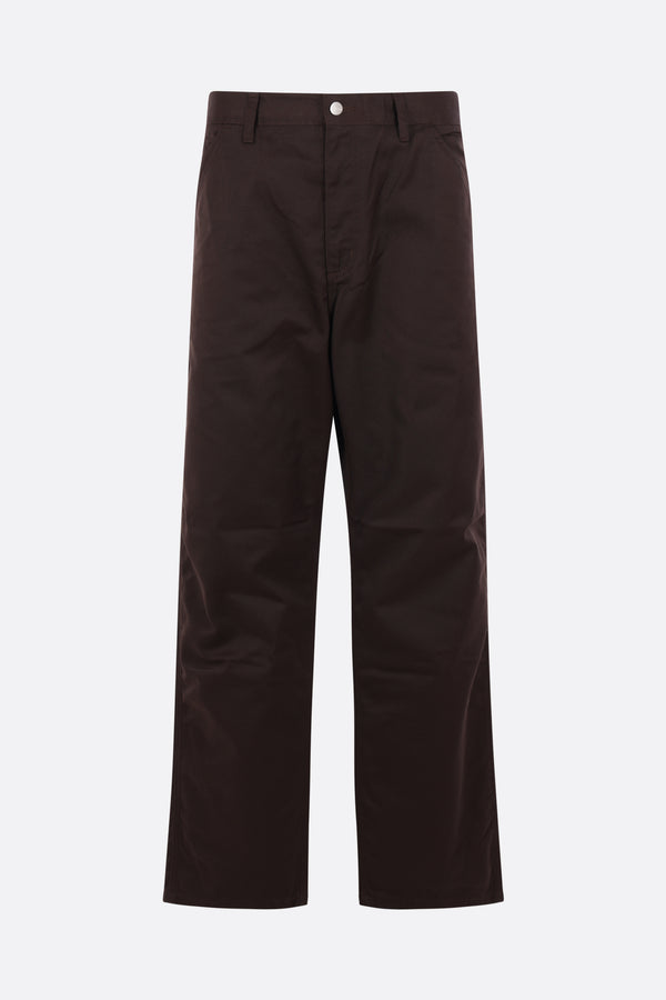 Simple trousers in twill