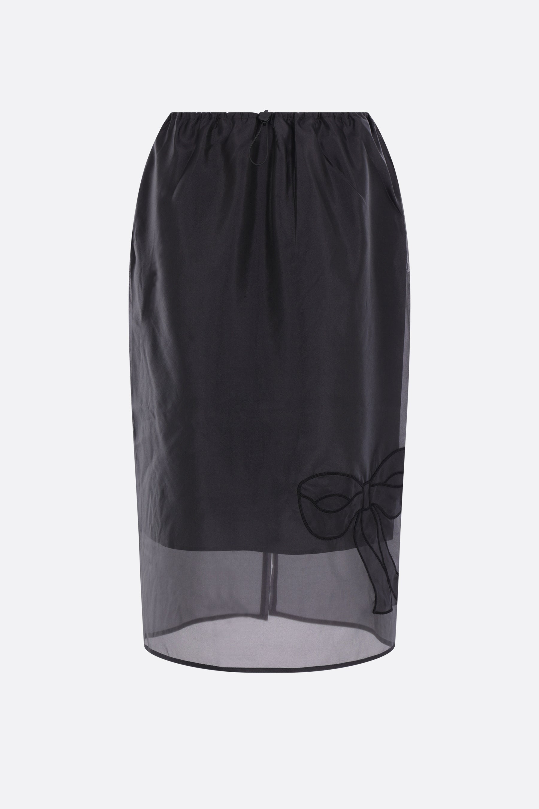 Bria midi skirt in organza